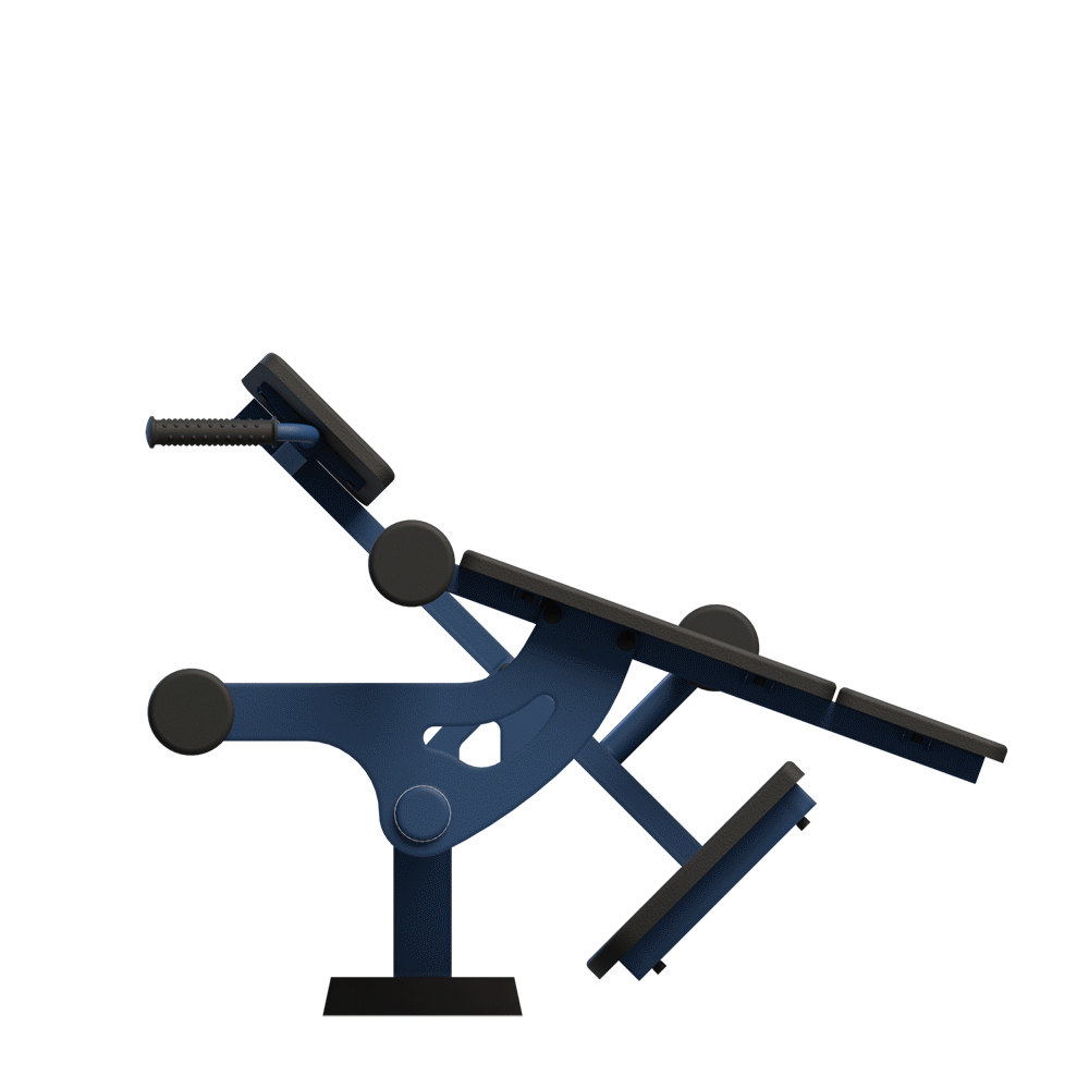 MB 7.13 - Presă (unghi de înclinație +20°) + Hyperextensie