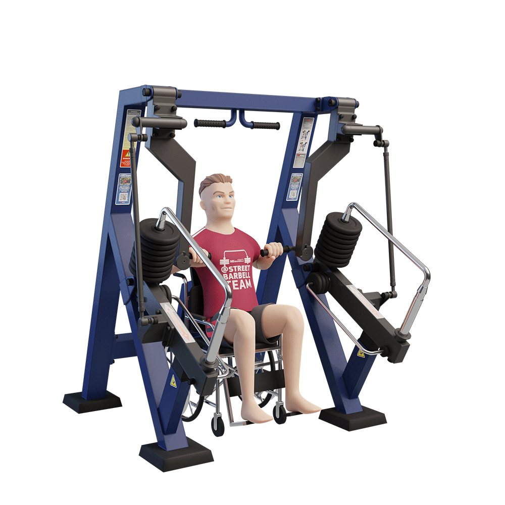 MB 7.30.3 - Presă pentru Piept din Poziție Șezândă cu Sarcină Variabilă