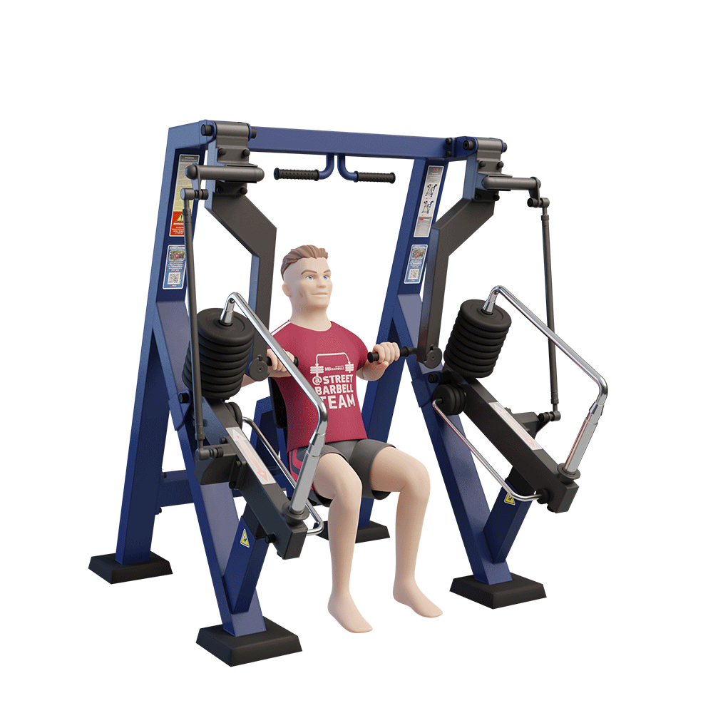 MB 7.30.3 - Presă pentru Piept din Poziție Șezândă cu Sarcină Variabilă