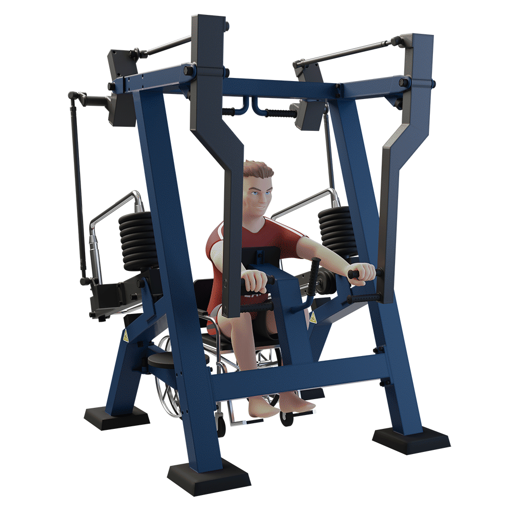 MB 7.37.3 - Tracțiune la Brâu din Poziție Șezândă cu Sarcină Variabilă