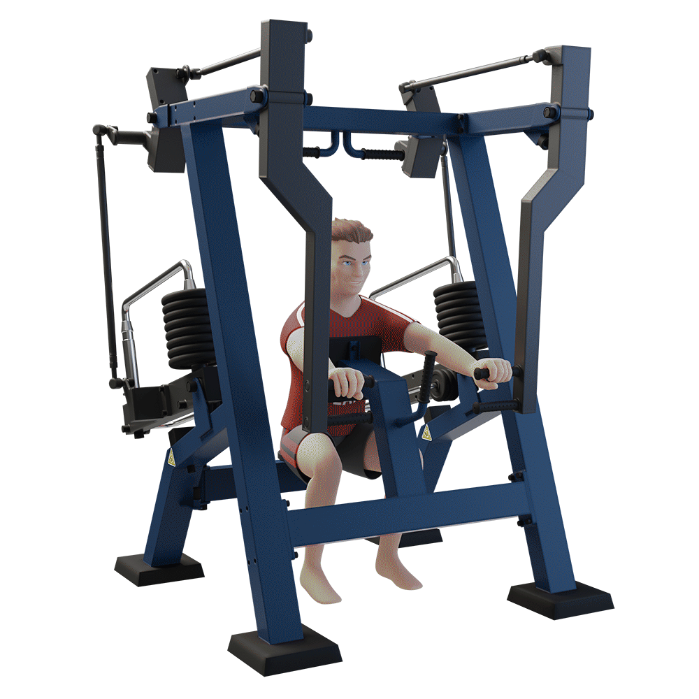 MB 7.37.3 - Tracțiune la Brâu din Poziție Șezândă cu Sarcină Variabilă