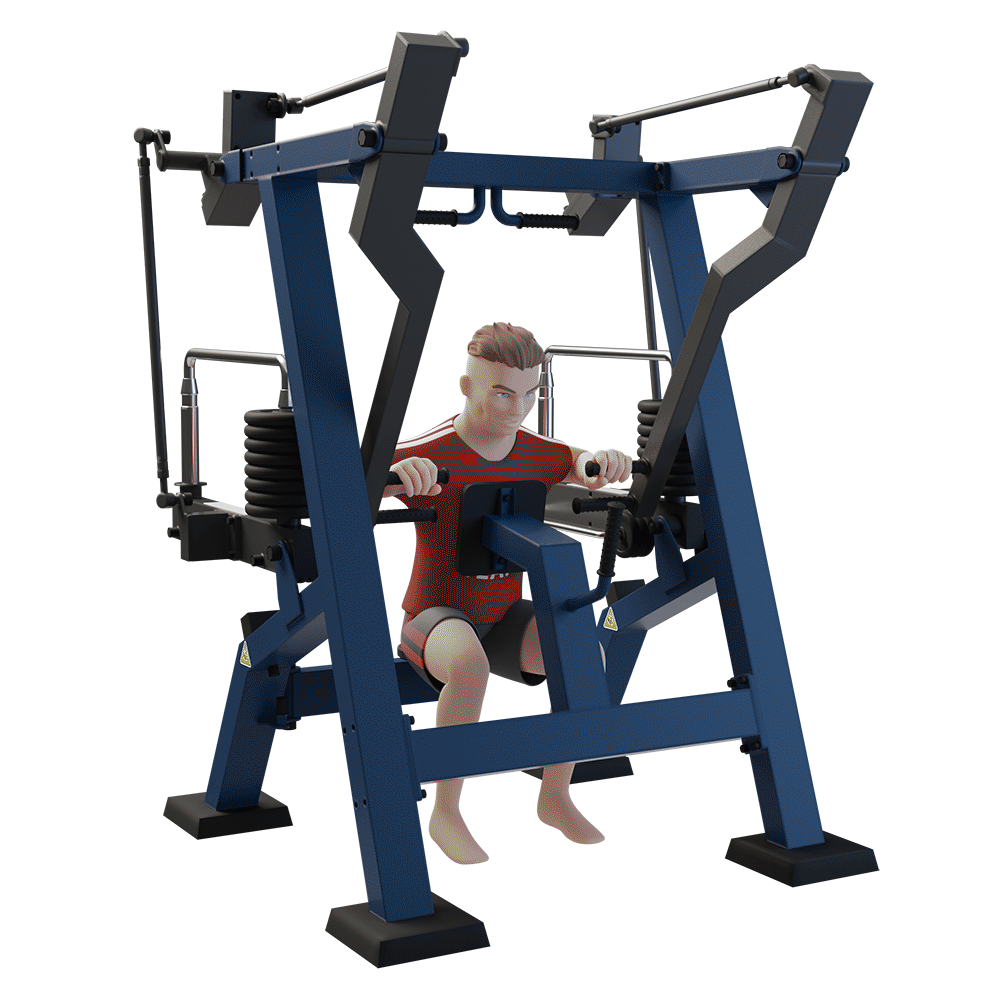 MB 7.37.3 - Tracțiune la Brâu din Poziție Șezândă cu Sarcină Variabilă