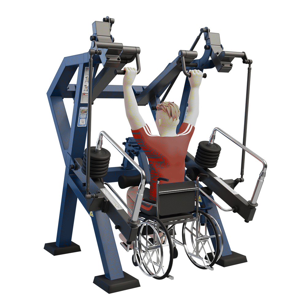 MB 7.38.3 - Tracțiune Verticală din Poziție Șezândă cu Sarcină Variabilă