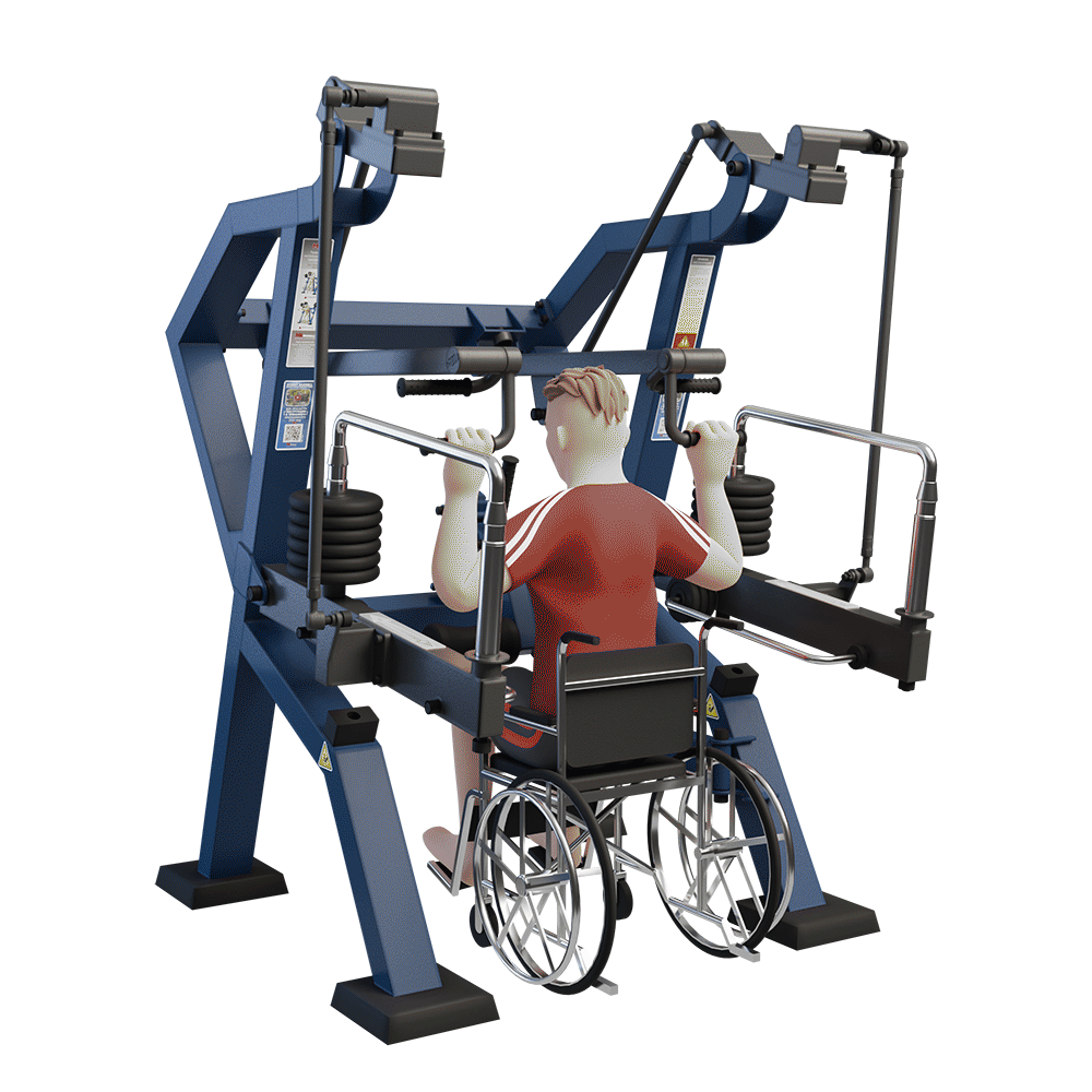 MB 7.38.3 - Tracțiune Verticală din Poziție Șezândă cu Sarcină Variabilă