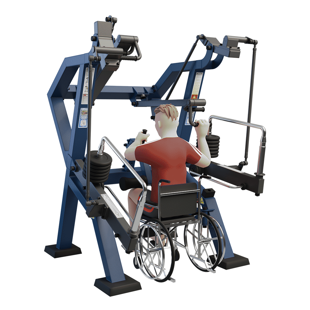 MB 7.38.3 - Tracțiune Verticală din Poziție Șezândă cu Sarcină Variabilă