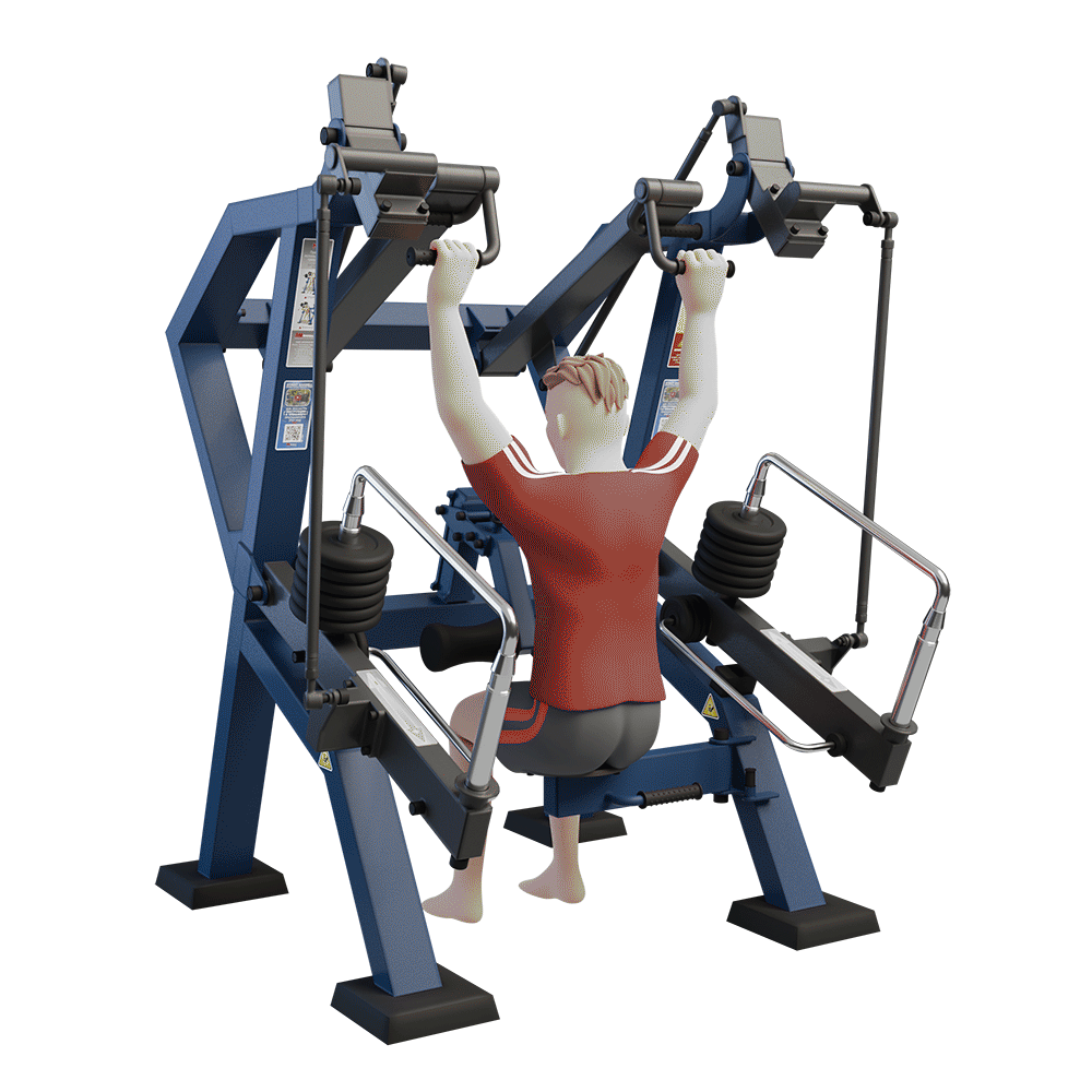 MB 7.38.3 - Tracțiune Verticală din Poziție Șezândă cu Sarcină Variabilă