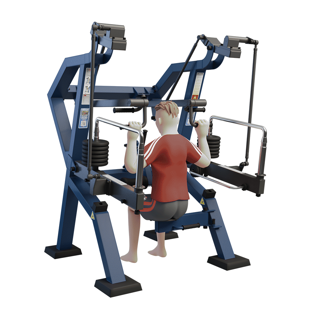 MB 7.38.3 - Tracțiune Verticală din Poziție Șezândă cu Sarcină Variabilă