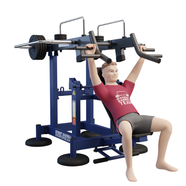 MB 7.75 - Presă înclinată pentru piept din poziție așezată