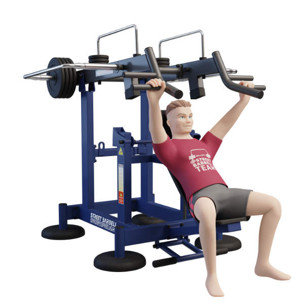 MB 7.75 - Presă înclinată pentru piept din poziție așezată