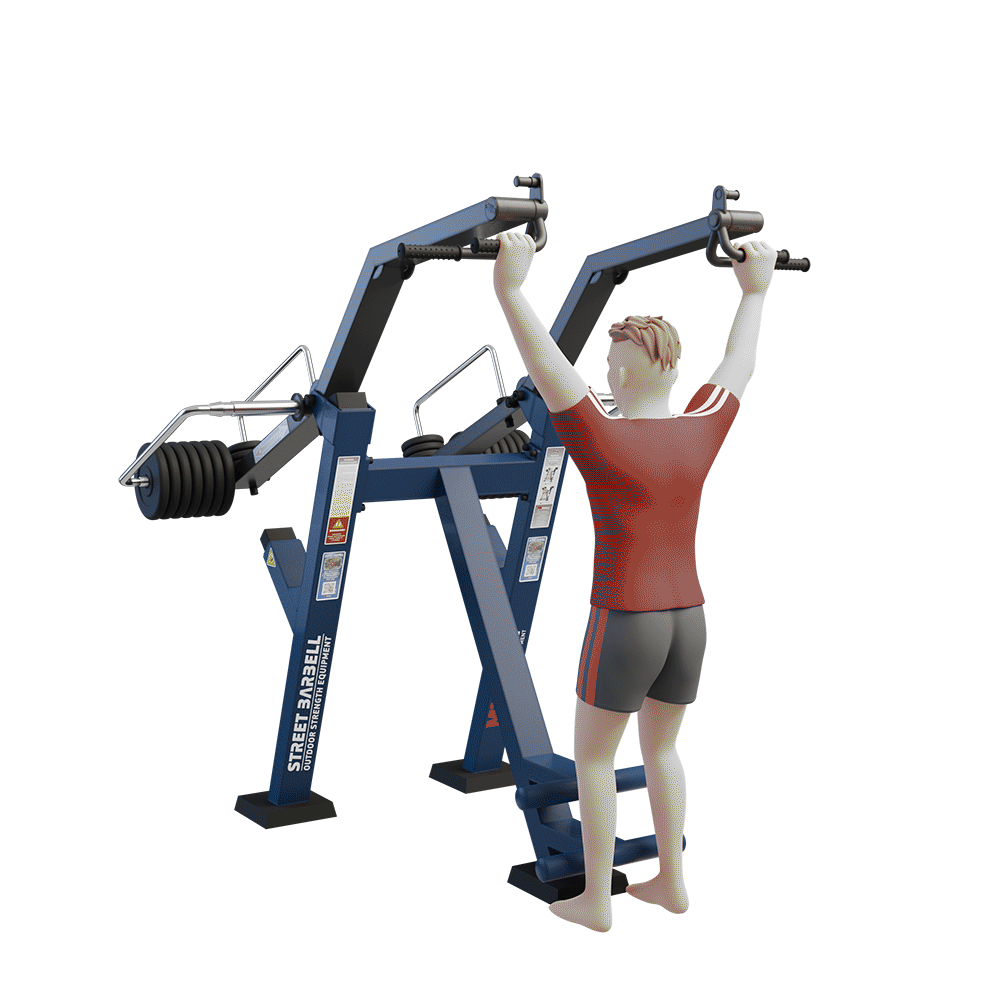 MB 7.38 - Tracțiune verticală în poziție verticală cu încărcătura ajustabilă