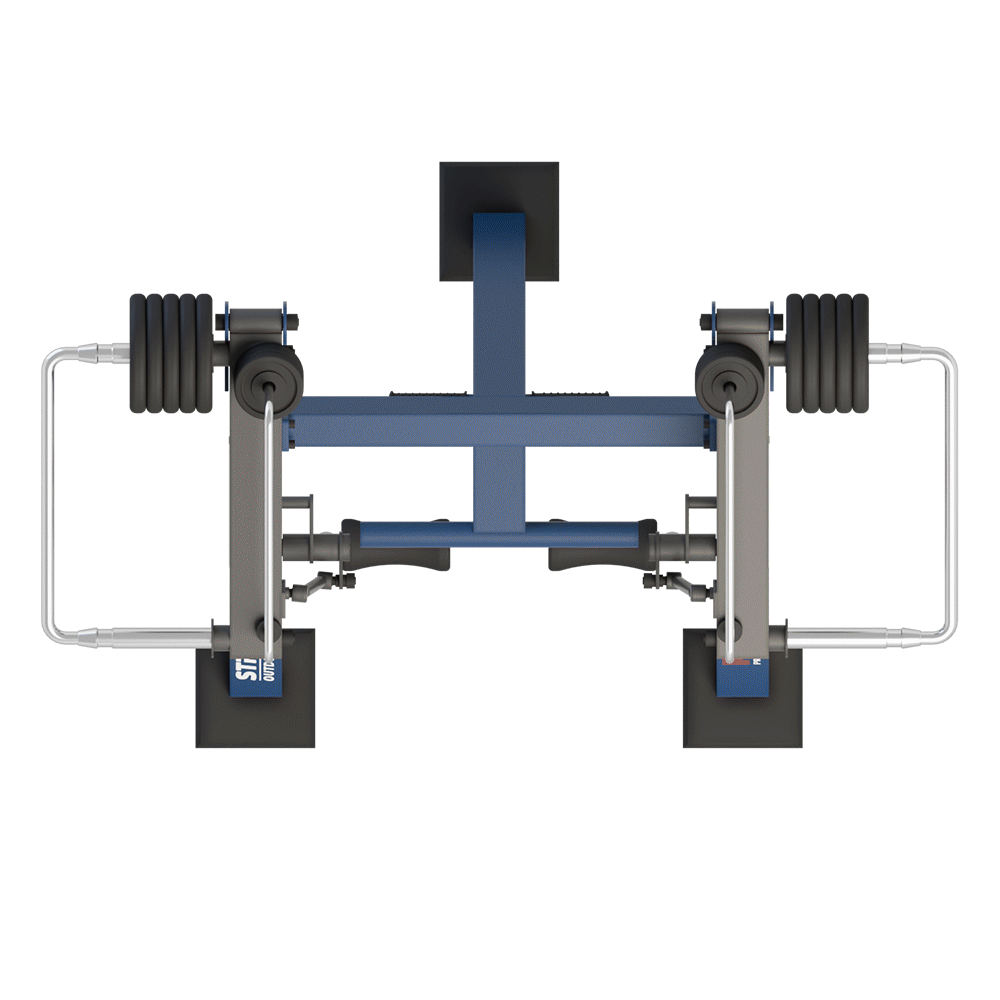MB 7.43 - Flexiați de picioare în poziție verticală cu sarcină ajustabilă