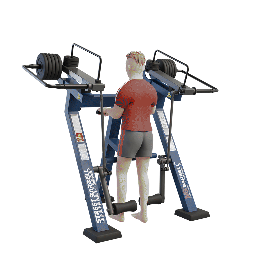 MB 7.43 - Flexiați de picioare în poziție verticală cu sarcină ajustabilă