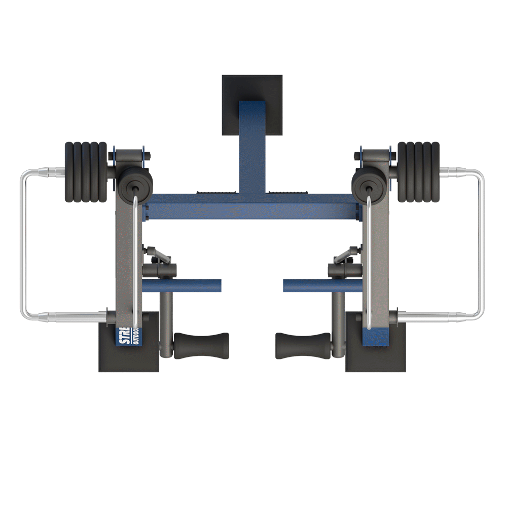 MB 7.44 - Extensie de picioare în poziție verticală cu sarcină ajustabilă