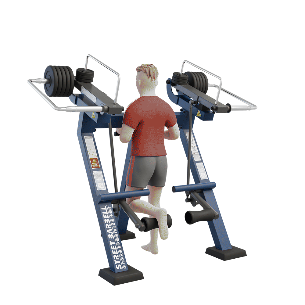 MB 7.44 - Extensie de picioare în poziție verticală cu sarcină ajustabilă