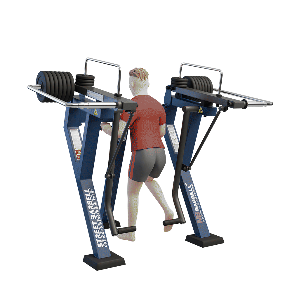 MB 7.45 - Abducția coapsei în poziția verticală cu încărcătură ajustabilă