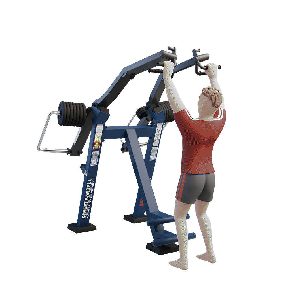 MB 7.55 - Tracțiune verticală convergentă în picioare