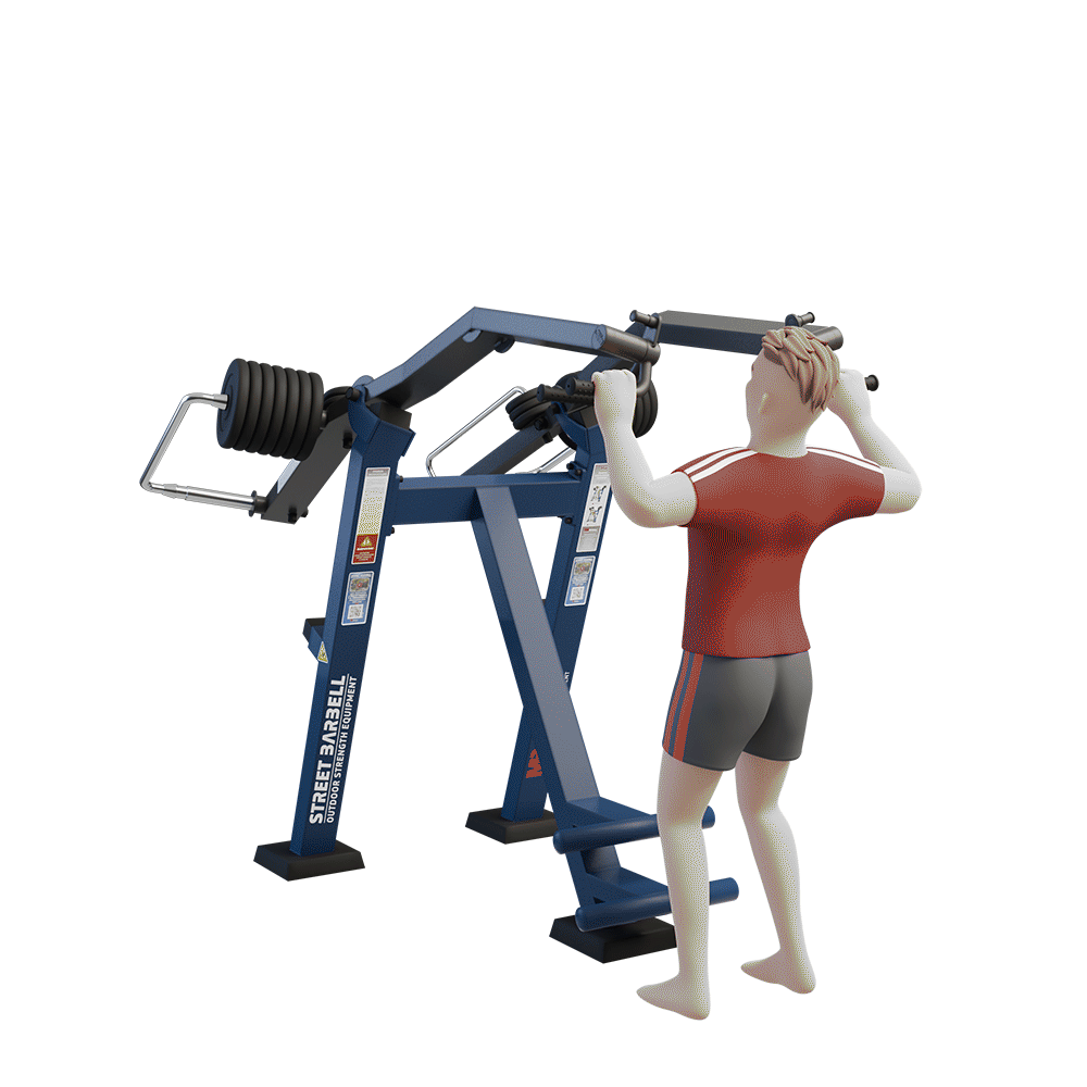 MB 7.55 - Tracțiune verticală convergentă în picioare