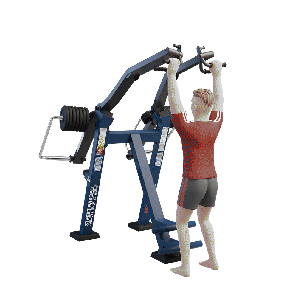 MB 7.55 - Tracțiune verticală convergentă în picioare