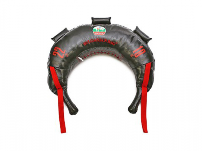 Geantă bulgărească Suples Original cu branding roșu — vinil, mărimea M