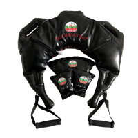 Sac bulgăresc Suples Strong — vinil, negru, mărimea M-L
