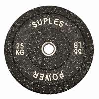 Suples Bumper Plates (pair) - 2 x 25kg/55lbs