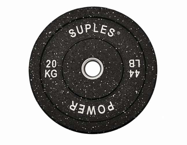 Suples Bumper Plates (pair) - 2 x 20kg/44lbs