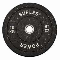 Suples Bumper Plates (pair) - 2 x 10kg/22lbs