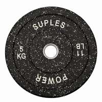 Suples Bumper Plates (pair) - 2 x 5kg/11lbs