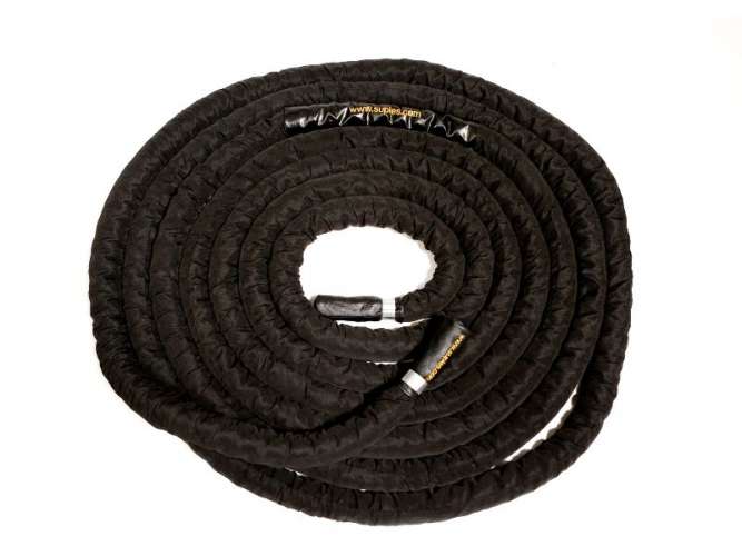 Coardă de antrenament Suples Pummel cu manșon 1,5″ / 45 de picioare (19 lbs)