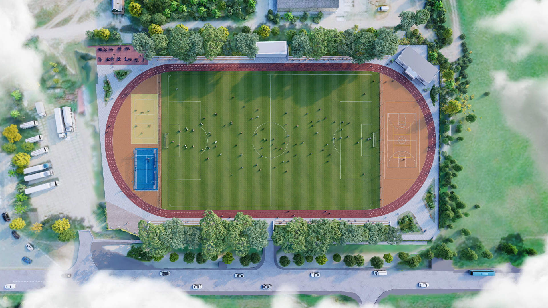 Reconstrucția stadionului central din satul Congaz